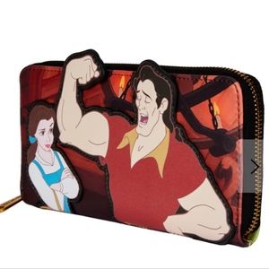 Loungefly Beauty & the Beast Gaston Villains Scene Wallet